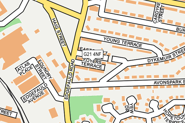 G21 4NF map - OS OpenMap – Local (Ordnance Survey) G21 4NF map - OS OpenMap – Local (Ordnance Survey)