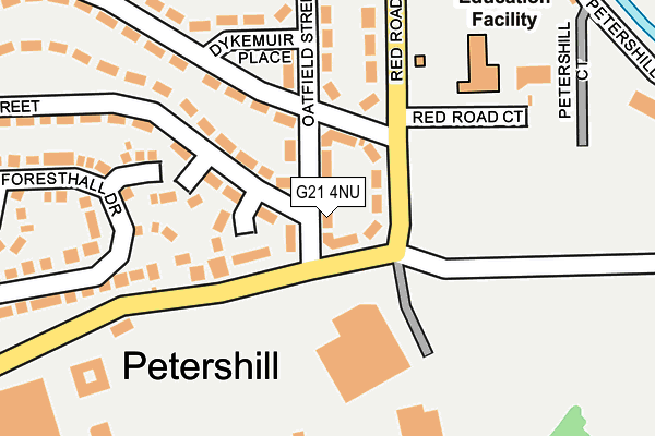 G21 4NU map - OS OpenMap – Local (Ordnance Survey) G21 4NU map - OS OpenMap – Local (Ordnance Survey)