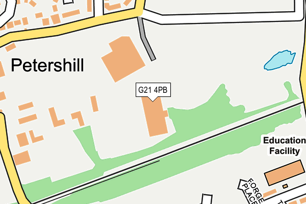 G21 4PB map - OS OpenMap – Local (Ordnance Survey) G21 4PB map - OS OpenMap – Local (Ordnance Survey)