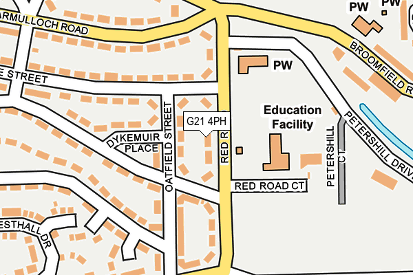 G21 4PH map - OS OpenMap – Local (Ordnance Survey) G21 4PH map - OS OpenMap – Local (Ordnance Survey)
