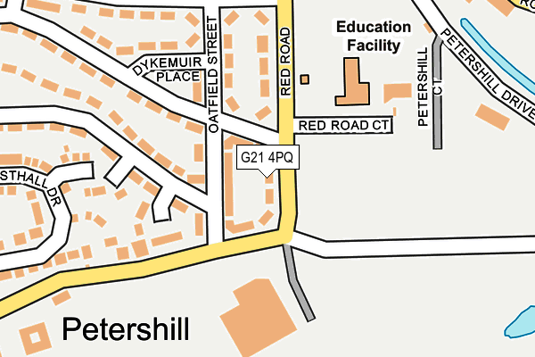 G21 4PQ map - OS OpenMap – Local (Ordnance Survey) G21 4PQ map - OS OpenMap – Local (Ordnance Survey)
