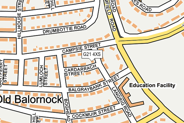 G21 4XS map - OS OpenMap – Local (Ordnance Survey) G21 4XS map - OS OpenMap – Local (Ordnance Survey)