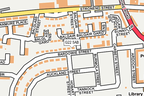 G22 5AB map - OS OpenMap – Local (Ordnance Survey) G22 5AB map - OS OpenMap – Local (Ordnance Survey)