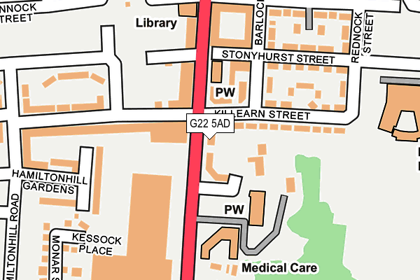 G22 5AD map - OS OpenMap – Local (Ordnance Survey) G22 5AD map - OS OpenMap – Local (Ordnance Survey)
