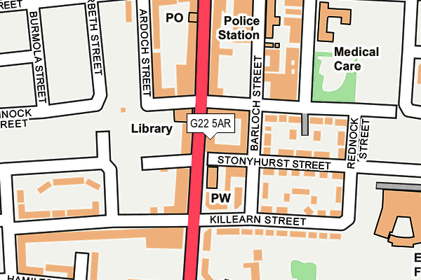 G22 5AR map - OS OpenMap – Local (Ordnance Survey) G22 5AR map - OS OpenMap – Local (Ordnance Survey)