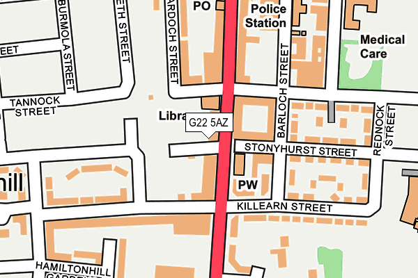 G22 5AZ map - OS OpenMap – Local (Ordnance Survey) G22 5AZ map - OS OpenMap – Local (Ordnance Survey)