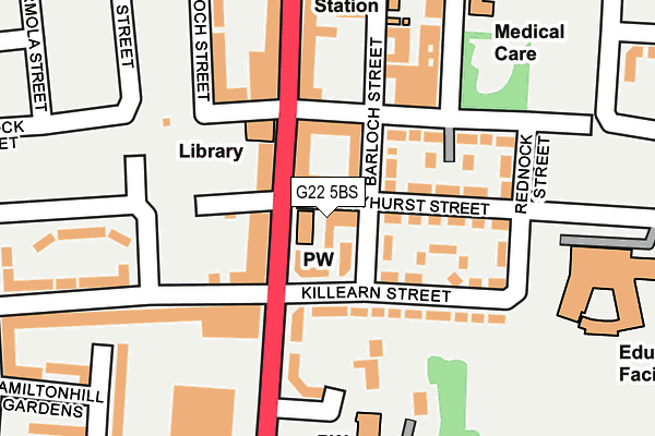 G22 5BS map - OS OpenMap – Local (Ordnance Survey) G22 5BS map - OS OpenMap – Local (Ordnance Survey)