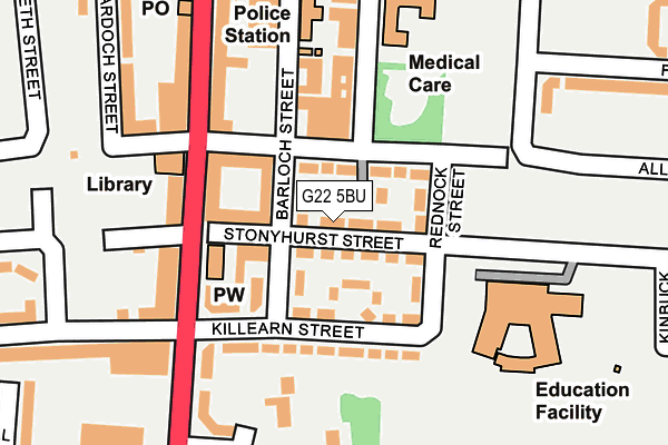 G22 5BU map - OS OpenMap – Local (Ordnance Survey) G22 5BU map - OS OpenMap – Local (Ordnance Survey)