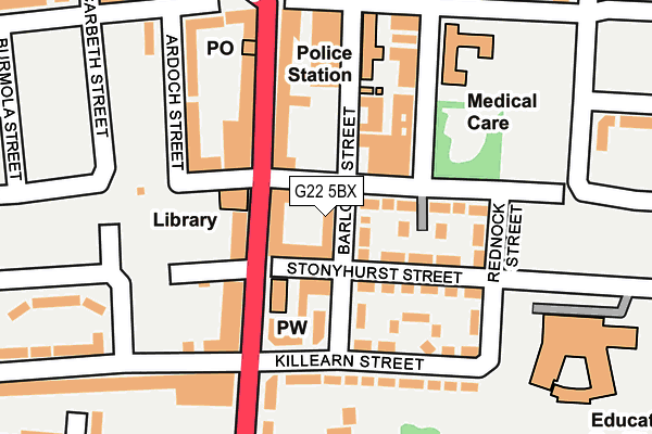G22 5BX map - OS OpenMap – Local (Ordnance Survey) G22 5BX map - OS OpenMap – Local (Ordnance Survey)
