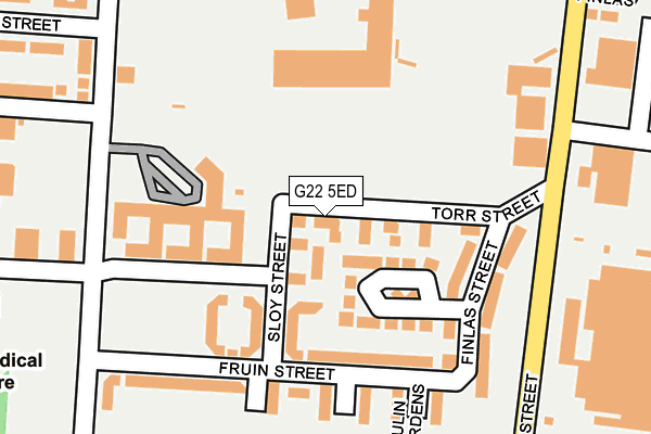 G22 5ED map - OS OpenMap – Local (Ordnance Survey) G22 5ED map - OS OpenMap – Local (Ordnance Survey)