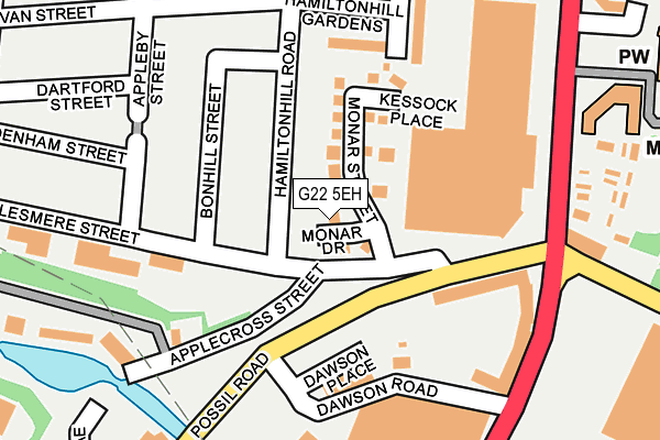 G22 5EH map - OS OpenMap – Local (Ordnance Survey) G22 5EH map - OS OpenMap – Local (Ordnance Survey)