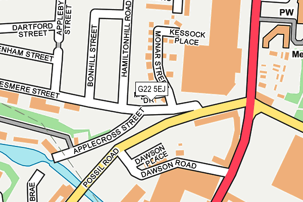 G22 5EJ map - OS OpenMap – Local (Ordnance Survey) G22 5EJ map - OS OpenMap – Local (Ordnance Survey)