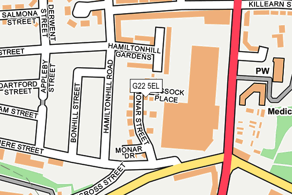 G22 5EL map - OS OpenMap – Local (Ordnance Survey) G22 5EL map - OS OpenMap – Local (Ordnance Survey)