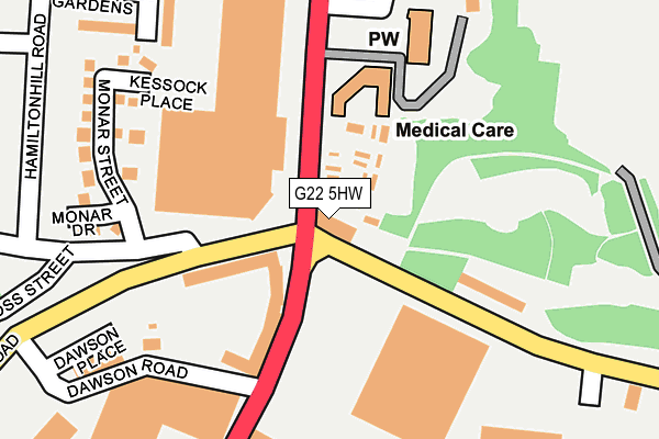 G22 5HW map - OS OpenMap – Local (Ordnance Survey) G22 5HW map - OS OpenMap – Local (Ordnance Survey)