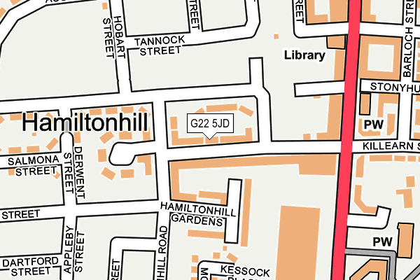 G22 5JD map - OS OpenMap – Local (Ordnance Survey) G22 5JD map - OS OpenMap – Local (Ordnance Survey)