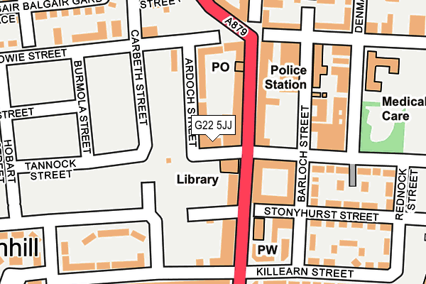 G22 5JJ map - OS OpenMap – Local (Ordnance Survey) G22 5JJ map - OS OpenMap – Local (Ordnance Survey)