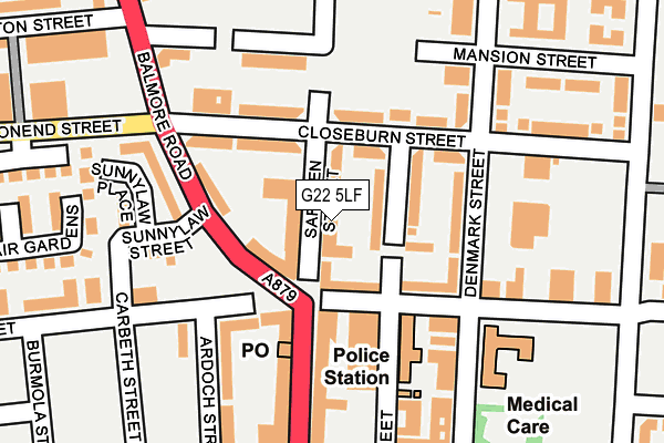 G22 5LF map - OS OpenMap – Local (Ordnance Survey) G22 5LF map - OS OpenMap – Local (Ordnance Survey)