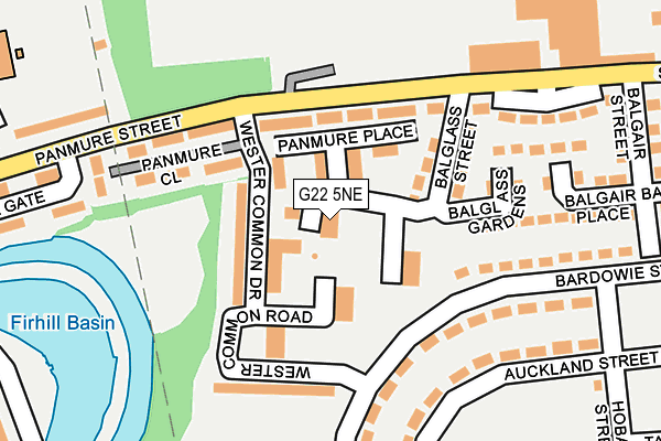G22 5NE map - OS OpenMap – Local (Ordnance Survey) G22 5NE map - OS OpenMap – Local (Ordnance Survey)