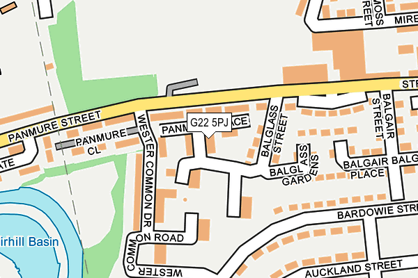 G22 5PJ map - OS OpenMap – Local (Ordnance Survey) G22 5PJ map - OS OpenMap – Local (Ordnance Survey)