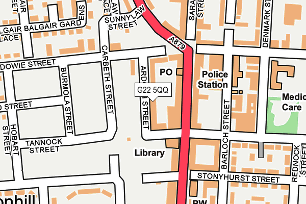G22 5QQ map - OS OpenMap – Local (Ordnance Survey) G22 5QQ map - OS OpenMap – Local (Ordnance Survey)