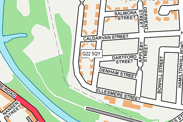 G22 5QY map - OS OpenMap – Local (Ordnance Survey) G22 5QY map - OS OpenMap – Local (Ordnance Survey)