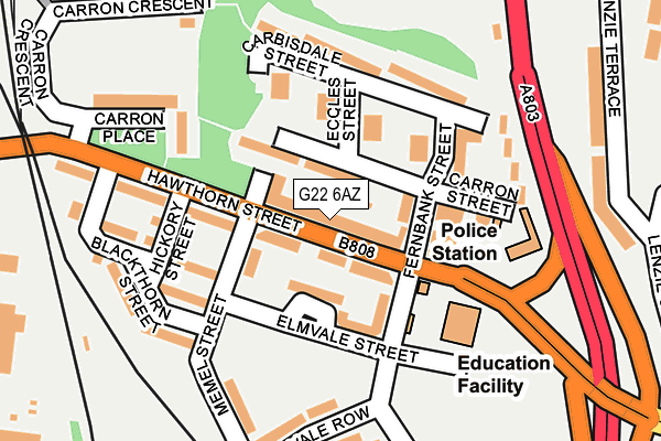G22 6AZ map - OS OpenMap – Local (Ordnance Survey) G22 6AZ map - OS OpenMap – Local (Ordnance Survey)