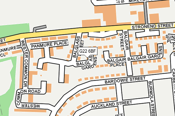 G22 6BF map - OS OpenMap – Local (Ordnance Survey) G22 6BF map - OS OpenMap – Local (Ordnance Survey)