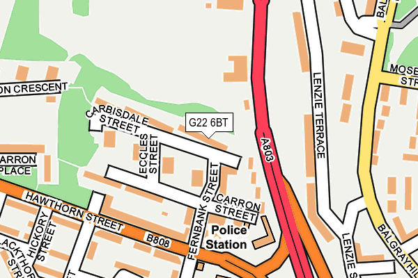 G22 6BT map - OS OpenMap – Local (Ordnance Survey) G22 6BT map - OS OpenMap – Local (Ordnance Survey)