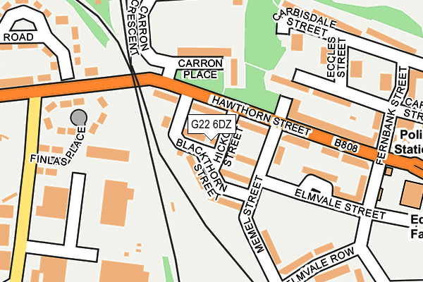 G22 6DZ map - OS OpenMap – Local (Ordnance Survey) G22 6DZ map - OS OpenMap – Local (Ordnance Survey)
