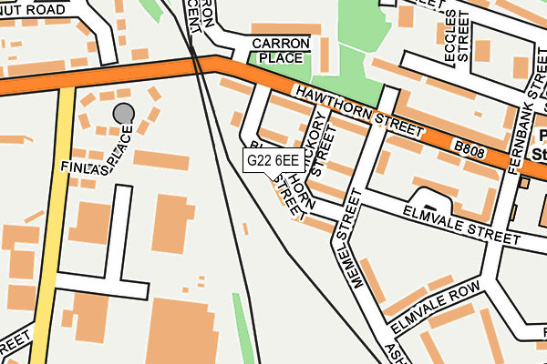 G22 6EE map - OS OpenMap – Local (Ordnance Survey) G22 6EE map - OS OpenMap – Local (Ordnance Survey)