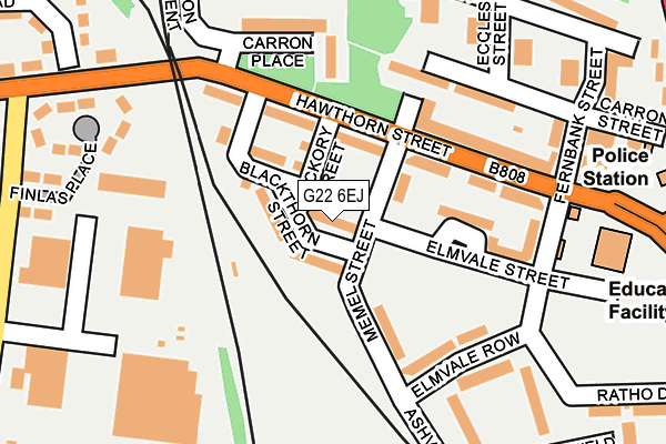 G22 6EJ map - OS OpenMap – Local (Ordnance Survey) G22 6EJ map - OS OpenMap – Local (Ordnance Survey)