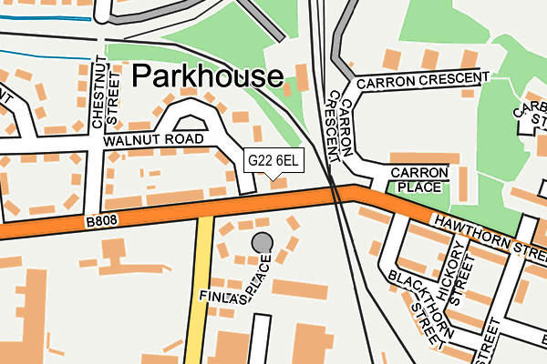 G22 6EL map - OS OpenMap – Local (Ordnance Survey) G22 6EL map - OS OpenMap – Local (Ordnance Survey)