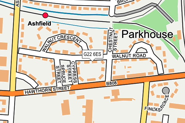 G22 6ES map - OS OpenMap – Local (Ordnance Survey) G22 6ES map - OS OpenMap – Local (Ordnance Survey)