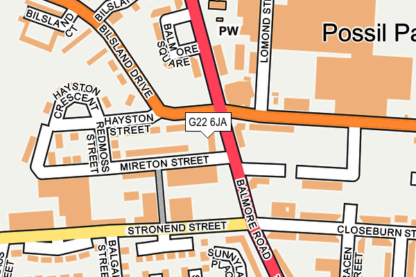 G22 6JA map - OS OpenMap – Local (Ordnance Survey) G22 6JA map - OS OpenMap – Local (Ordnance Survey)