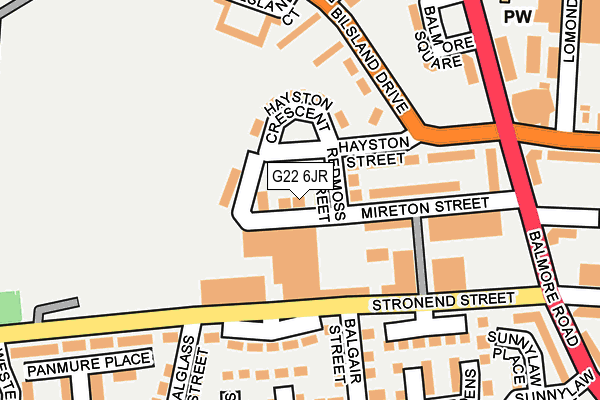 G22 6JR map - OS OpenMap – Local (Ordnance Survey) G22 6JR map - OS OpenMap – Local (Ordnance Survey)