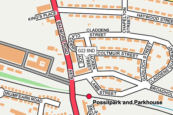 G22 6ND map - OS OpenMap – Local (Ordnance Survey) G22 6ND map - OS OpenMap – Local (Ordnance Survey)