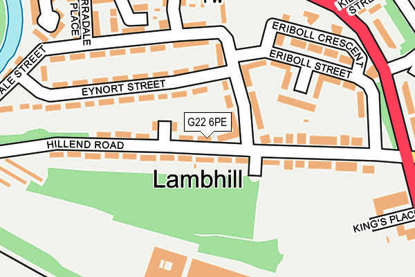 G22 6PE map - OS OpenMap – Local (Ordnance Survey) G22 6PE map - OS OpenMap – Local (Ordnance Survey)