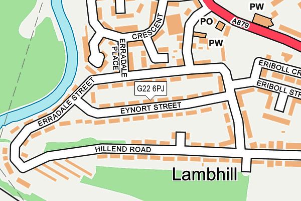 G22 6PJ map - OS OpenMap – Local (Ordnance Survey)