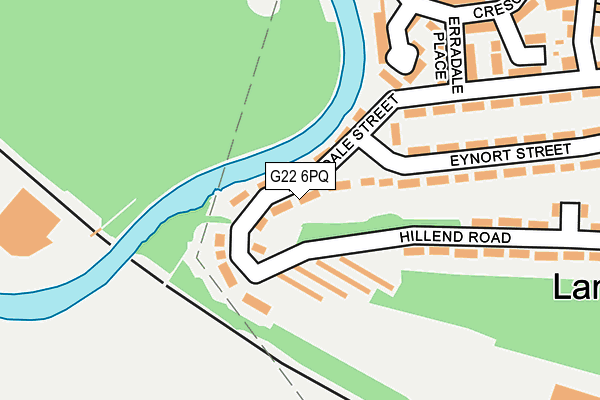 G22 6PQ map - OS OpenMap – Local (Ordnance Survey)