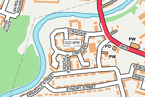 G22 6PW map - OS OpenMap – Local (Ordnance Survey) G22 6PW map - OS OpenMap – Local (Ordnance Survey)