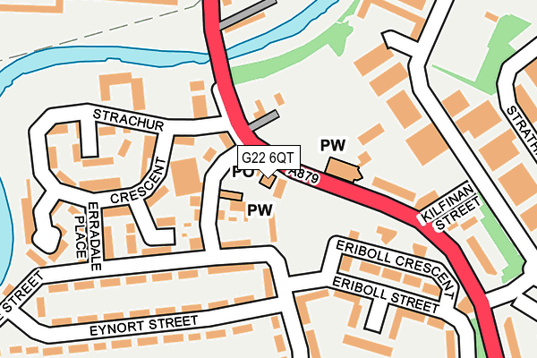 G22 6QT map - OS OpenMap – Local (Ordnance Survey) G22 6QT map - OS OpenMap – Local (Ordnance Survey)