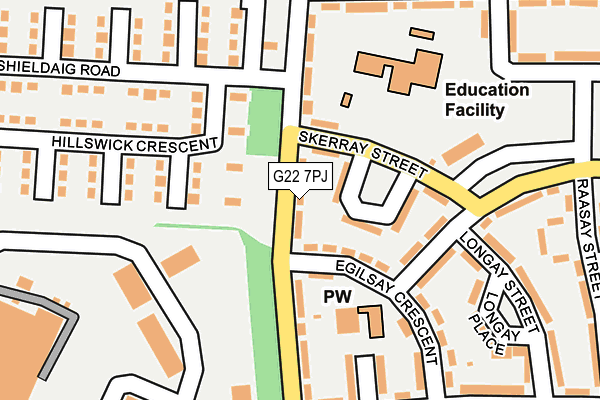 G22 7PJ map - OS OpenMap – Local (Ordnance Survey) G22 7PJ map - OS OpenMap – Local (Ordnance Survey)