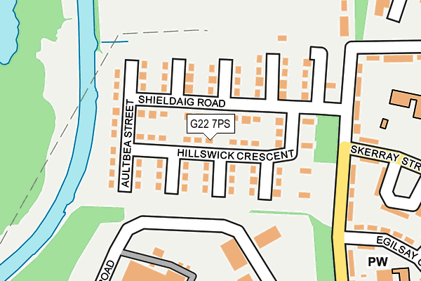 G22 7PS map - OS OpenMap – Local (Ordnance Survey) G22 7PS map - OS OpenMap – Local (Ordnance Survey)