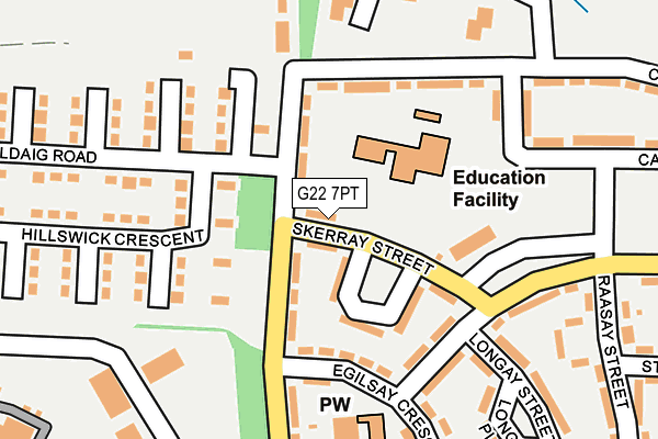 G22 7PT map - OS OpenMap – Local (Ordnance Survey) G22 7PT map - OS OpenMap – Local (Ordnance Survey)