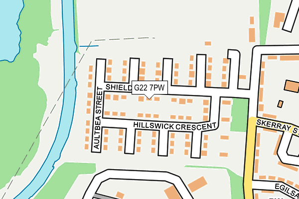 G22 7PW map - OS OpenMap – Local (Ordnance Survey) G22 7PW map - OS OpenMap – Local (Ordnance Survey)