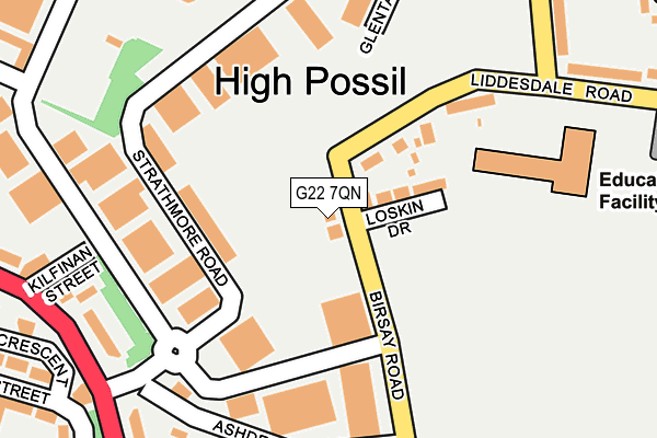G22 7QN map - OS OpenMap – Local (Ordnance Survey) G22 7QN map - OS OpenMap – Local (Ordnance Survey)