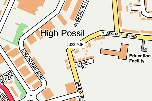 G22 7QP map - OS OpenMap – Local (Ordnance Survey) G22 7QP map - OS OpenMap – Local (Ordnance Survey)