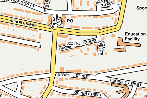 G22 7RZ map - OS OpenMap – Local (Ordnance Survey) G22 7RZ map - OS OpenMap – Local (Ordnance Survey)