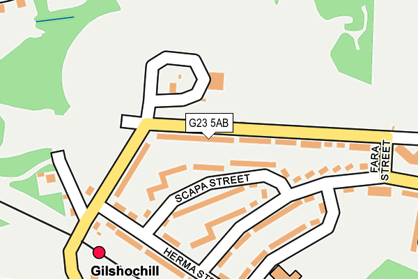 G23 5AB map - OS OpenMap – Local (Ordnance Survey) G23 5AB map - OS OpenMap – Local (Ordnance Survey)