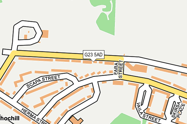 G23 5AD map - OS OpenMap – Local (Ordnance Survey) G23 5AD map - OS OpenMap – Local (Ordnance Survey)